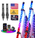 Xprite Whip Lights with App & Remote Control UTV, ATV, SXS, Polaris RZ