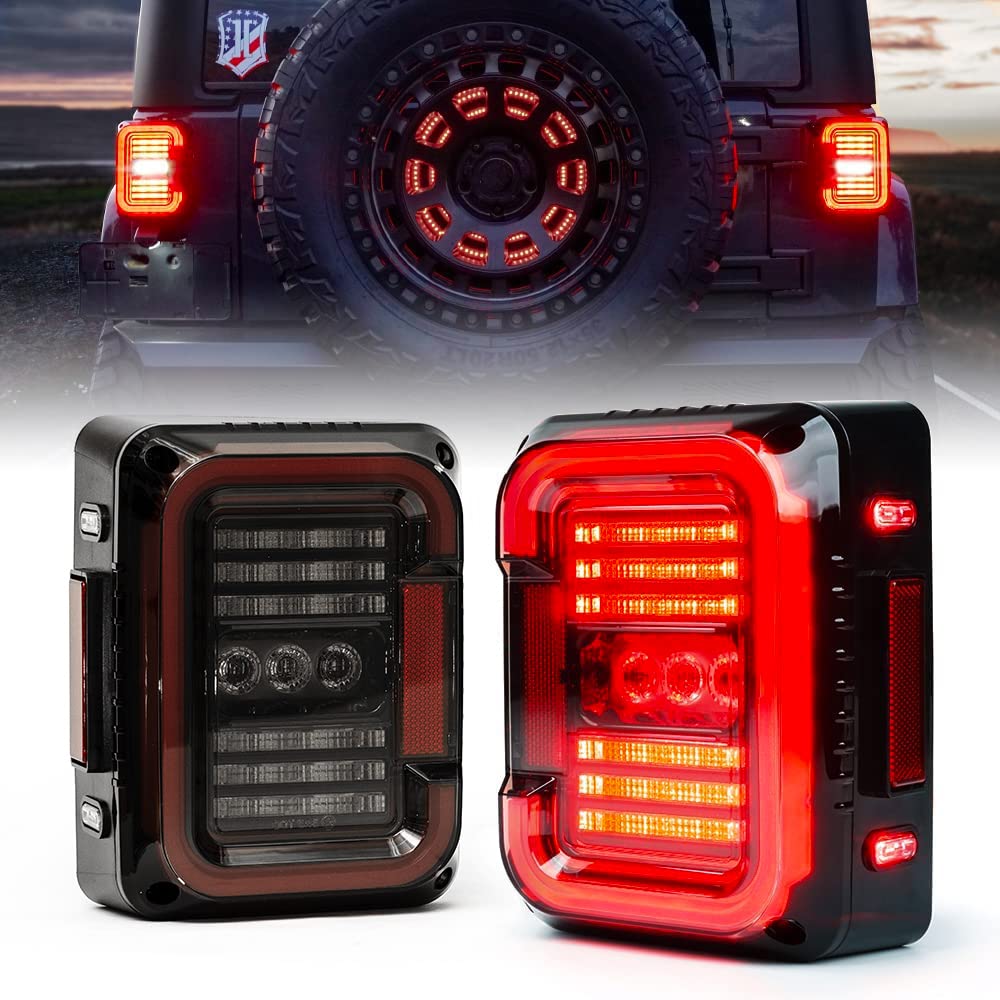Xprite Wrangler JK LED Tail Lights | Inspire Series