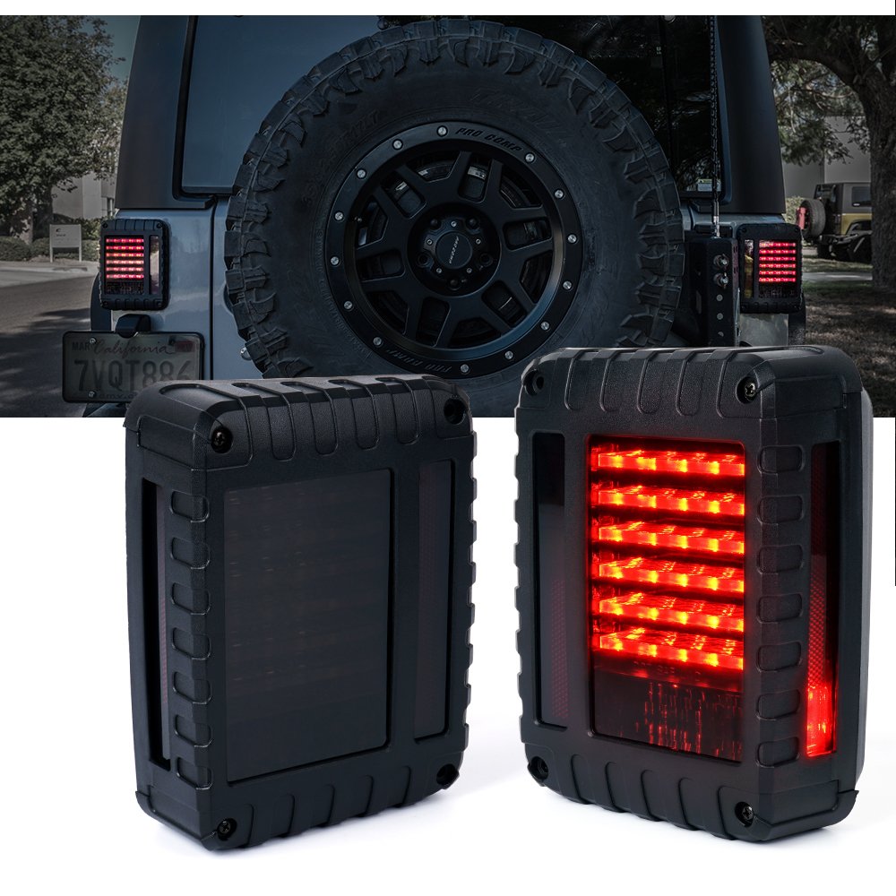 Xprite LED Tail Lights Wrangler JK | Defender Series