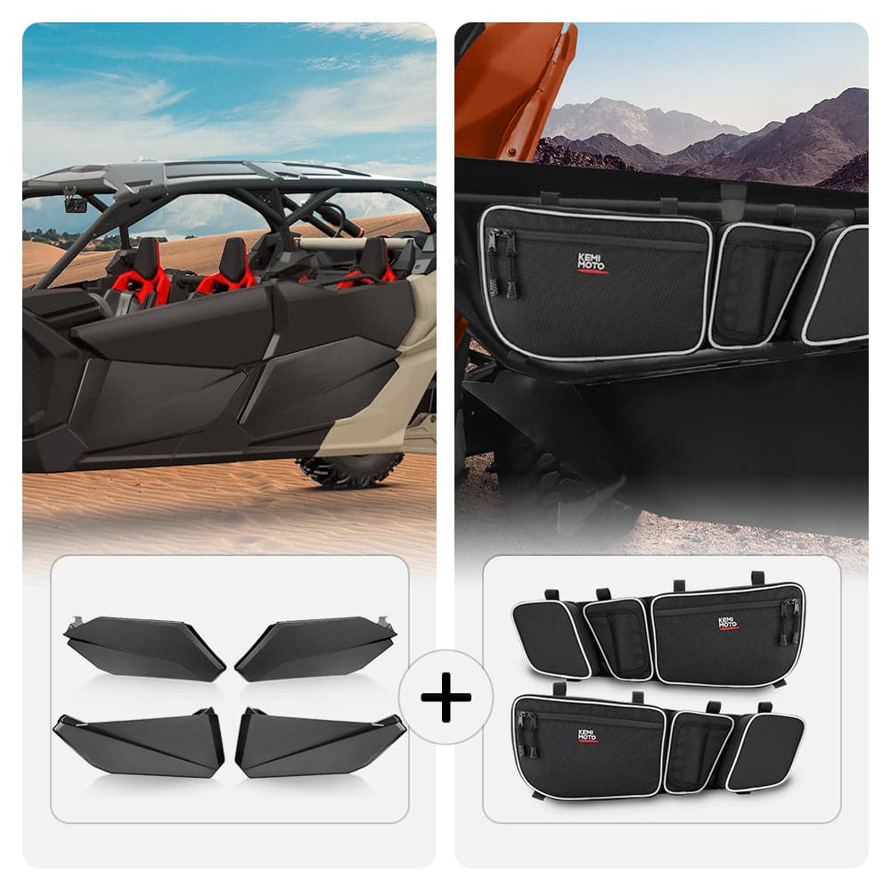 Kemimoto Lower Doors Panels & Door Strorage Bags Maverick X3 MA