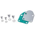 SBC Fuel Pump Block Off Plate