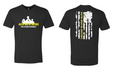 Mafia Tri Blend Distressed Flag T-shirt  (Yellow)