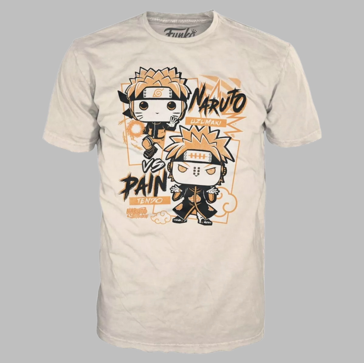 FUNKO Pop Naruto Shippuden Unisex T-Shirt SZ XL Naruto vs Pain Boxed Tee