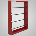 Durham Wire Spool Rack w/ 4 Rod Spools 368-17 Red 26"x36"
