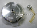 Aluminum 50 Caliber Racing Gas Cap Silver