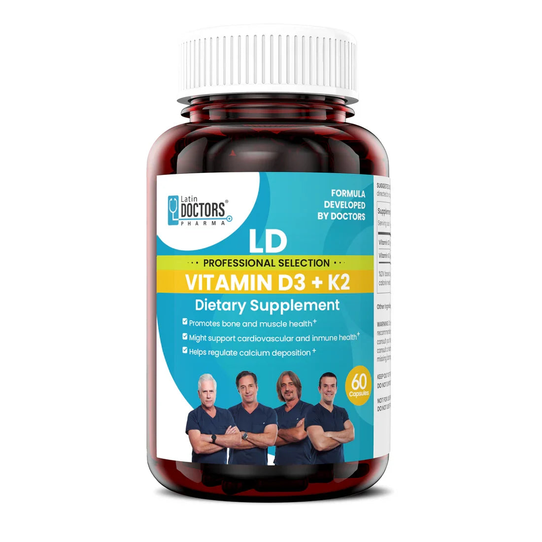 Latin Doctor VITAMIN D3+K2 60CT