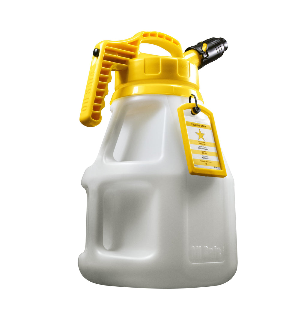 OilSafe |  Mini Stretch Spout  | Low-Flow & Small Spout Oil Transfer Lid