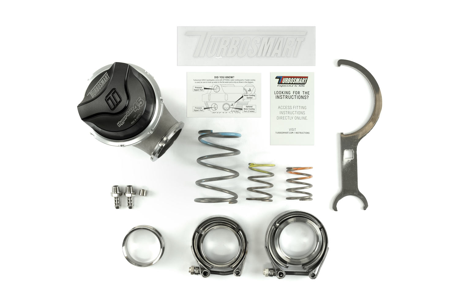 Turbosmart GenV HyperGate45 7psi External Wastegate (Black)