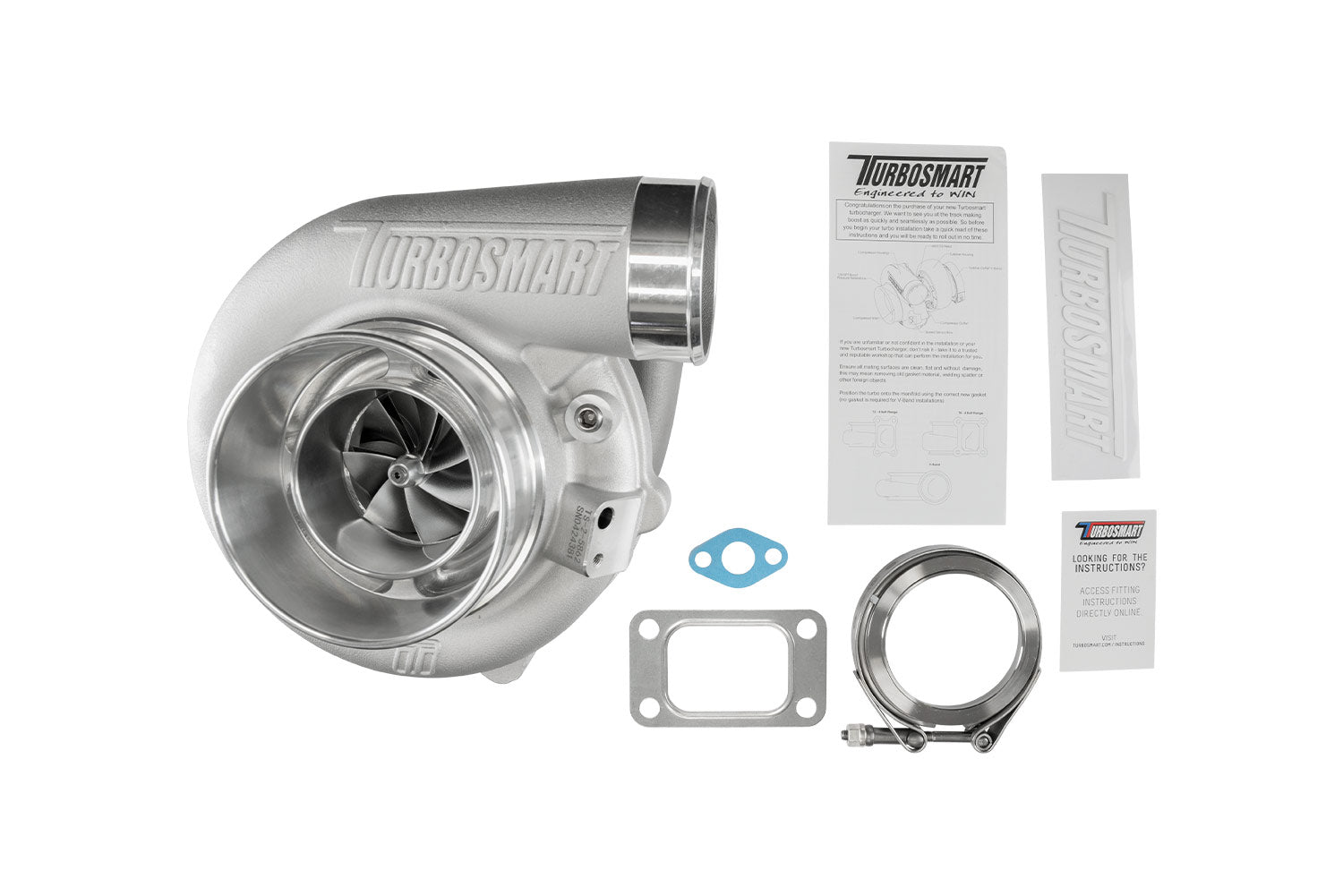 TS-2 Performance Turbocharger (Water Cooled) 5862 T3 0.63AR Externally Wastegated