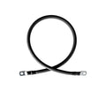 4/0 Gauge (AWG) Single Black Pure Copper Battery Cable Wire with Lug Connector Ring Terminals