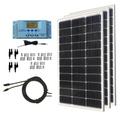 300-Watt Monocrystalline Solar Panel Kits with P30L LCD Solar Charge Controller