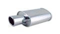 MUFFLER OVAL SS 2.5IN IN 4IN O