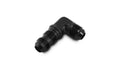 Bulkhead Fitting 4AN 90 Degree Black