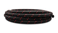 -8 AN BLK/RED NYLONE BRAID. FL