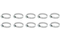 S.S. Worm Gear Clamps 2.04in to 3.0in 10 Pack