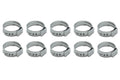 Stainless Steel Pinch Cl amps 16.0-19.2mm 10 Pack