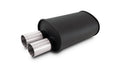 MUFFLER OVAL SS FLAT BLACK