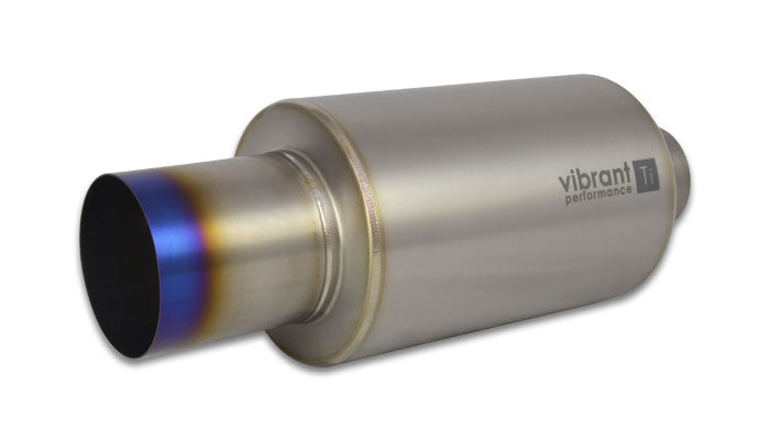 MUFFLER ROUND TITANIUM 3IN