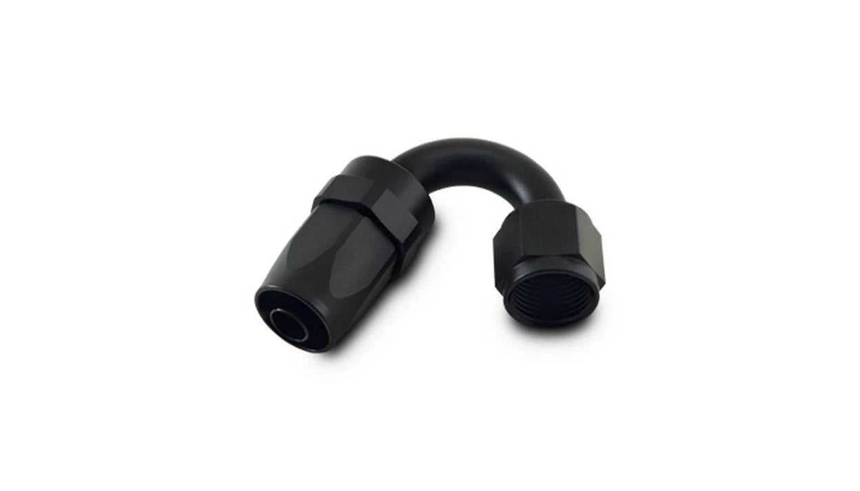 ALUM. 150 DEG. HOSE END FIT.