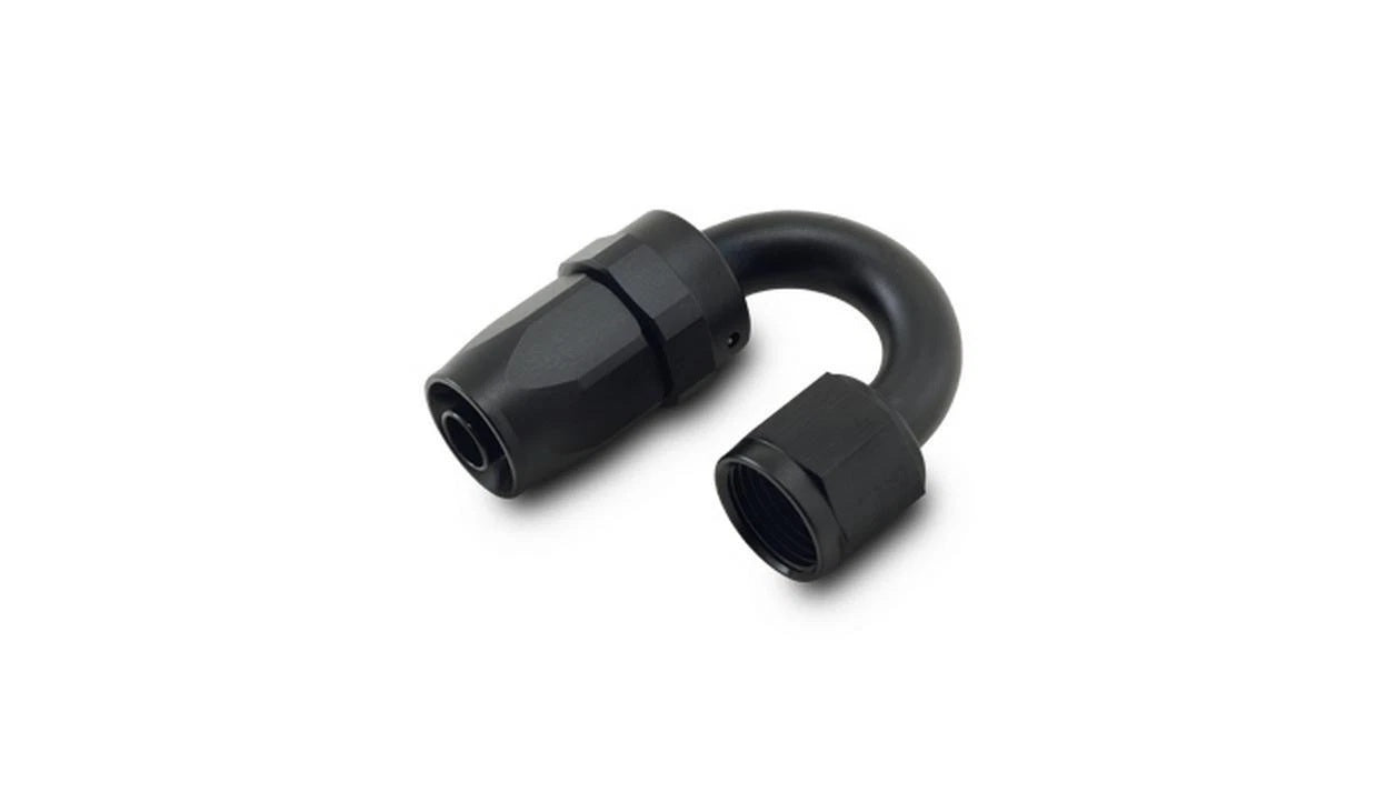 180 Degree Hose End Fitt ing; Hose Size: -6 AN