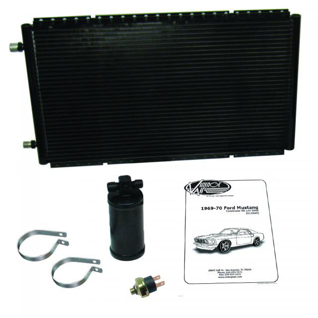 CONDENSER A/C ALUM W/DRIER KIT