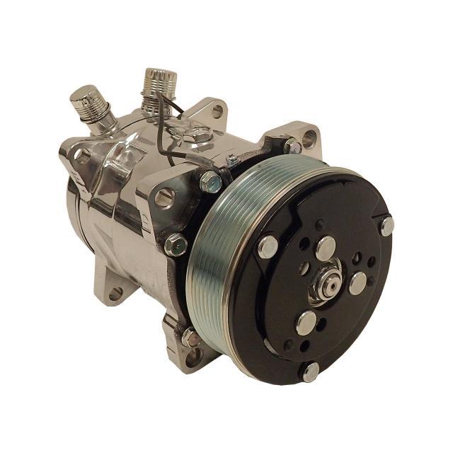 COMPRESSOR A/C ALUM POLISHED