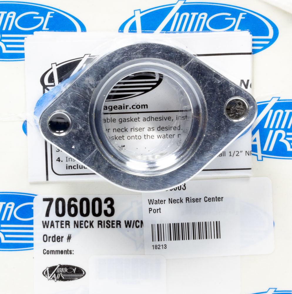 WATER NECK RISER W/CNTR PORT