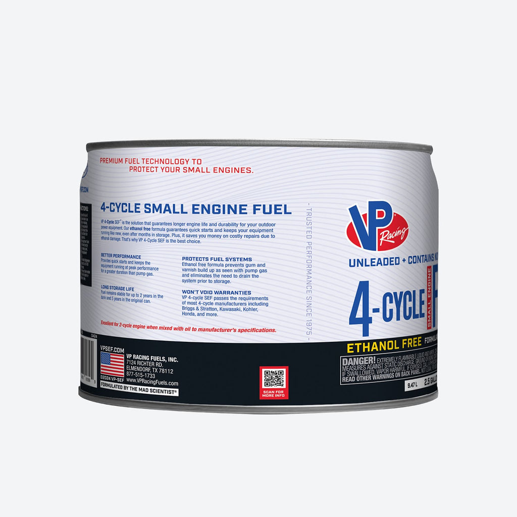 VP Racing 4-Cycle Fuel: Ethanol-Free Small Engine Fuel