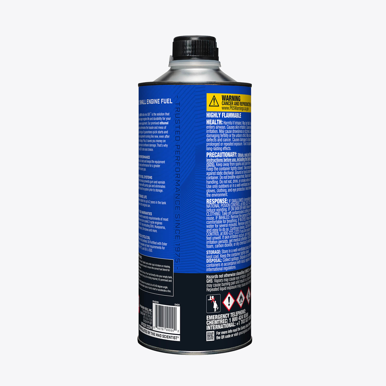 VP Racing 50:1 Fuel Mix: Premixed Ethanol-Free 94 Octane
