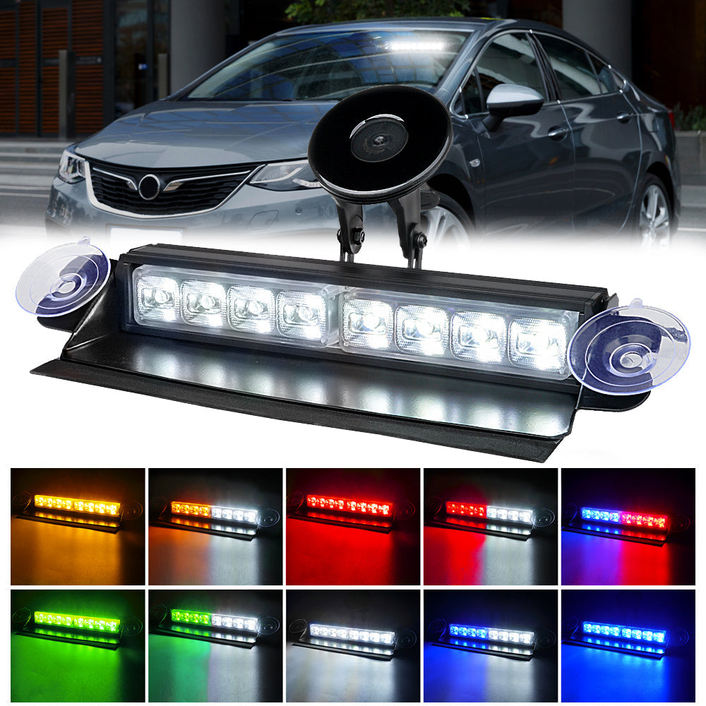 Windshield Visor 48 LED Strobe Lights | Decoy Series