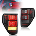 LED Tail Lights Assembly With Sequential Turn Signal For 2009-2014 F150 12th Gen (P415)