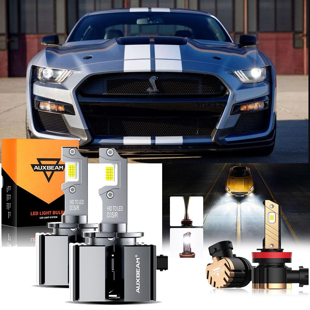 For 2013-2017 Mustang D3S LED Headlight Bulbs