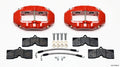 D8-4 REAR CALIPER KIT RED CORV