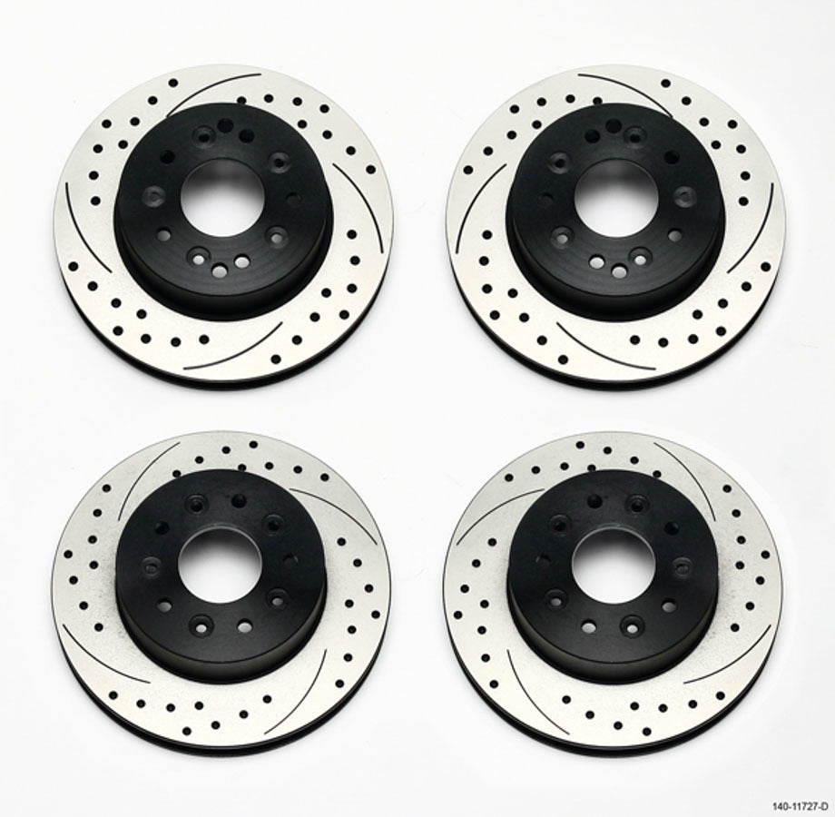 ROTORS BRAKE DRILLED SLOTTED