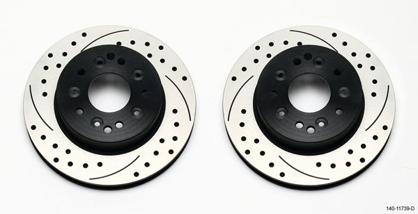 ROTORS BRAKE RR DRILLED SLOTD