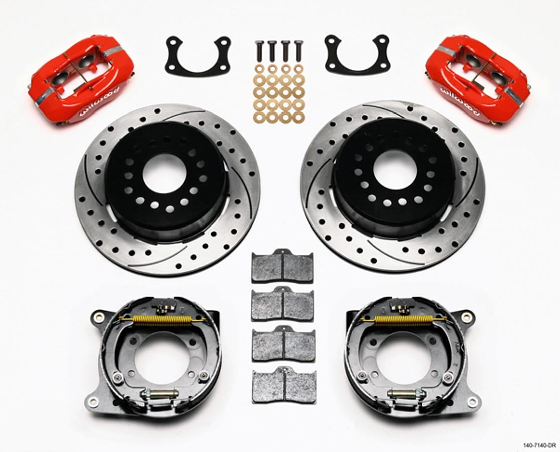 FDL P/S P-B KIT  DRILLED-RED N