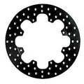 ROTOR-STEEL-REAR DRAG-DRILLED