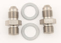 7/16-24 to #4 Stl Crush Washer Seal Adapter (Pr)