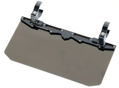 Tinted Aluminum Visor ( Clamp)
