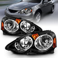 Anzo 2002-2004 Acura Rsx Crystal Headlights Black