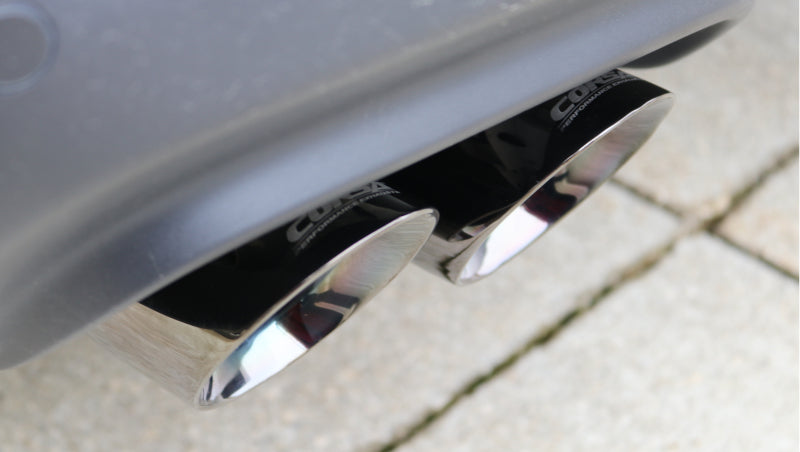 Corsa Performance Cat-Back Dual Rear Exit with Twin 3.5in, 15-17 Dodge Challenger Sport