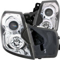 Anzo 2003-2007 Cadillac Cts Projector Headlights w/ Halo Chrome