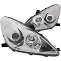 Anzo 2002-2003 Lexus Es300 Projector Headlights w/ Halo Chrome (CCFL)