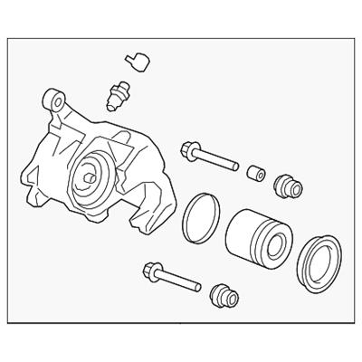 CALIPER ASM-RR BRK (W/O BRK PA