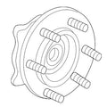 HUB ASM-FRT WHL (W/ BRG & WHL