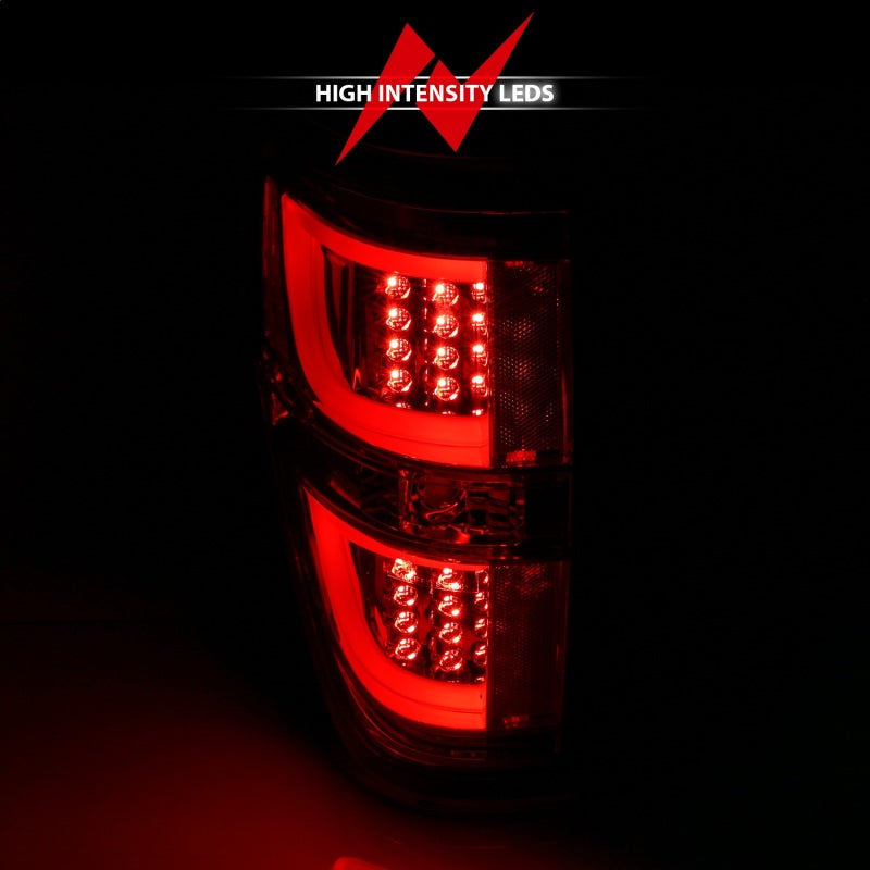 Anzo 2009-2013 Ford F-150 LED Taillights Black