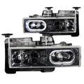 Anzo Carbon Fiber Crystal Headlights 1988-1998 Chevrolet C1500