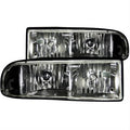 HEADLIGHTS CLEAR LENS BLK HSG
