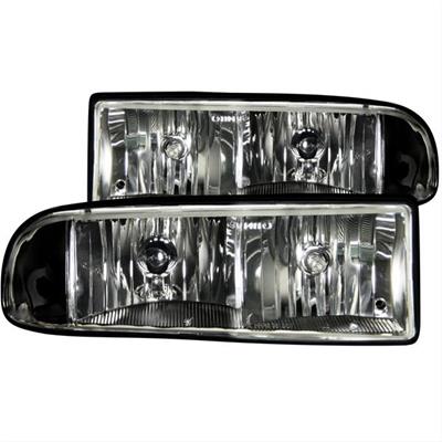 HEADLIGHTS CLEAR LENS BLK HSG