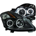 HEADLIGHTS CLEAR BLK NISSAN PR